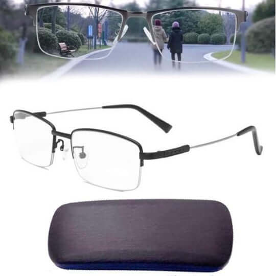 Solve vision needs with progressive multifocal eyewear. Lightweight, flexible unisex glasses for reading & distance.
