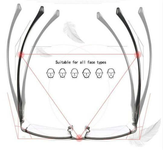 Smart unisex progressive multifocal glasses provide crisp reading & distance vision. Adjustable, comfortable senior eyewear.