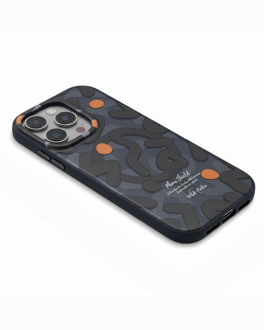 Unisex protective iPhone case with vibrant street art graffiti design. Shockproof & anti-scratch tech accessory.