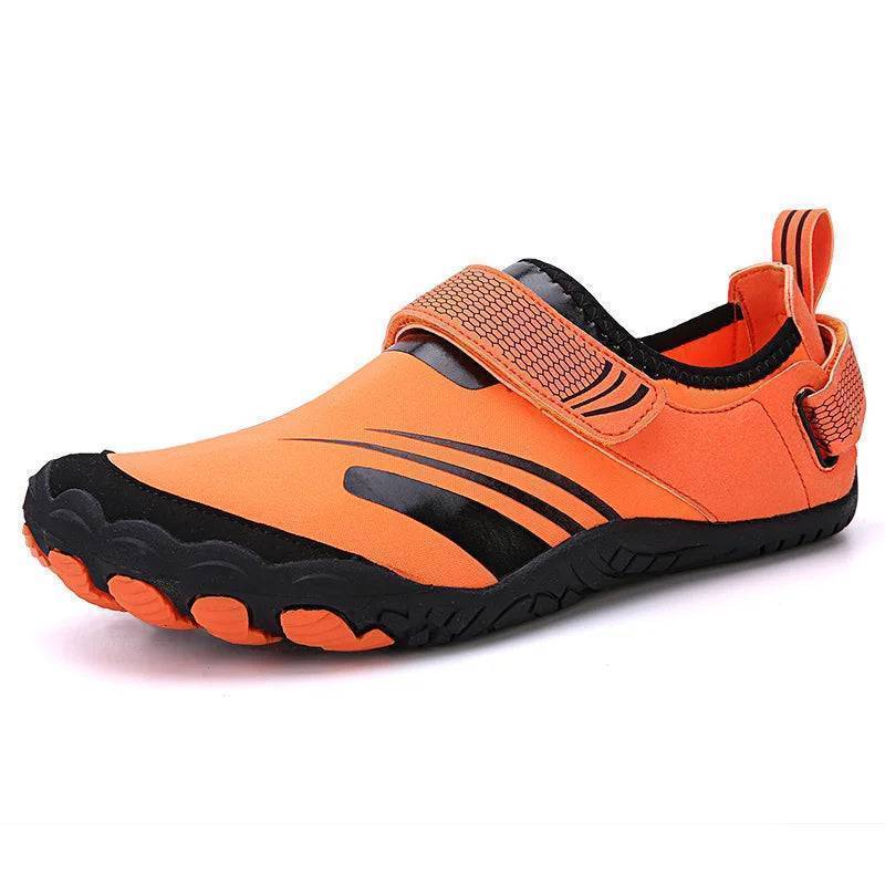 Aqua shoes with breathable mesh upper, designed for quick-drying & comfort