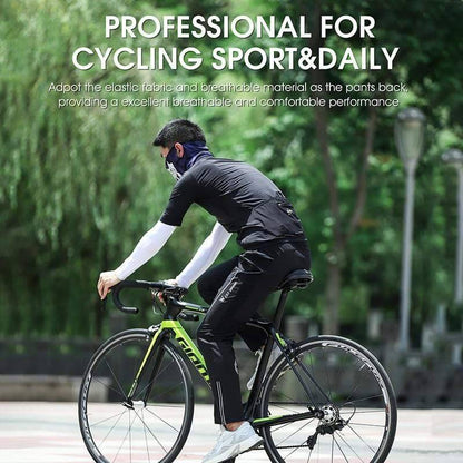 Unisex quick-dry cycling training pants with stretch spandex, ideal for activewear & outdoor bike gear.