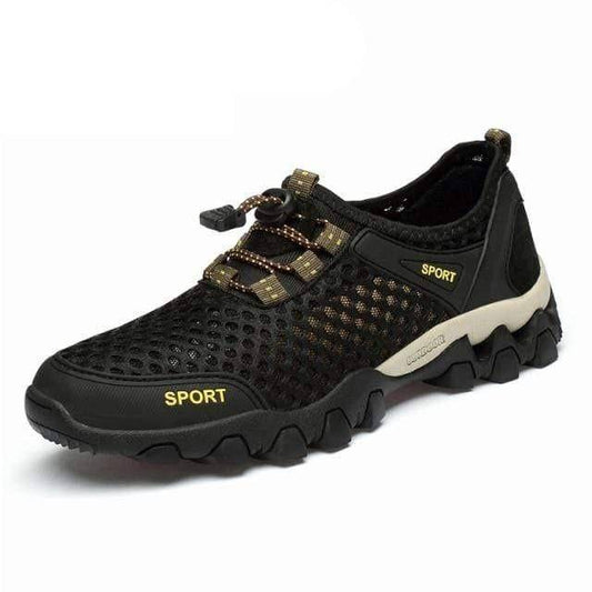 Unisex quick-dry wading shoes for outdoor adventures, offering breathability and traction for hiking and camping.