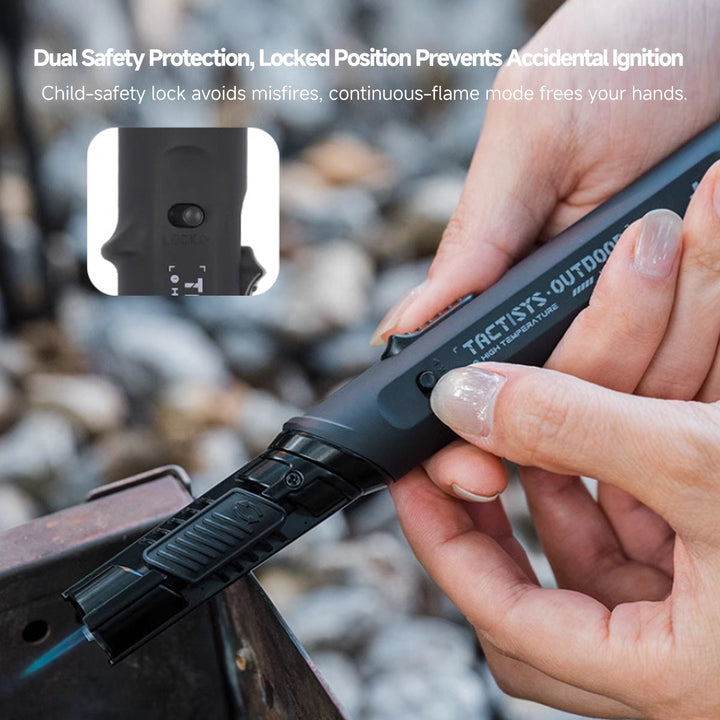 Close-up of a rechargeable candle lighter arc, showcasing safe flameless ignition for candles.