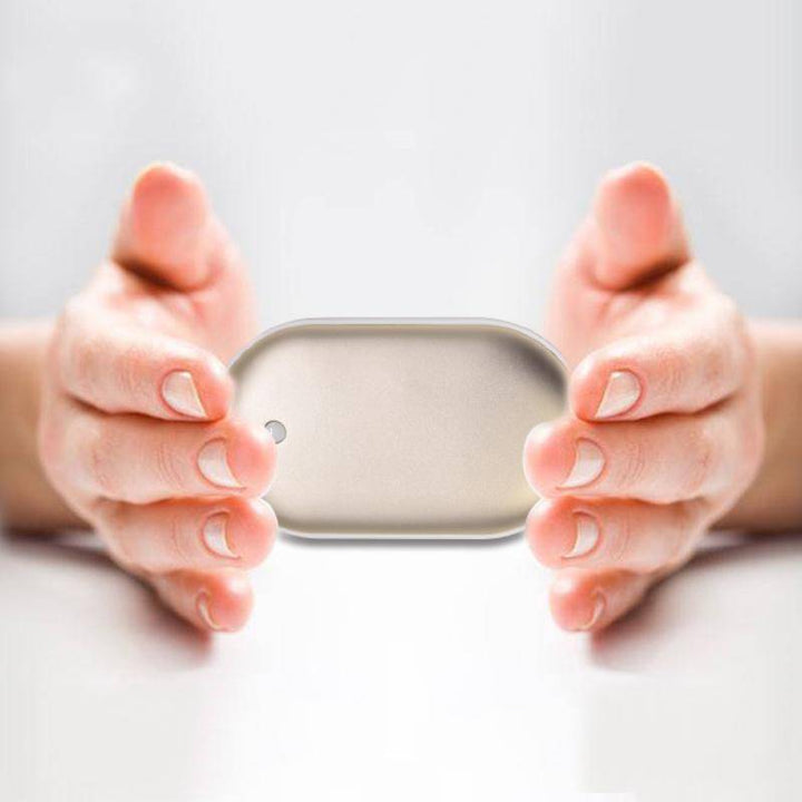 Electric hand warmer power bank in ergonomic design, perfect for cold weather accessories