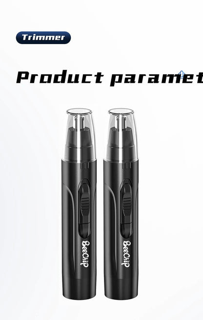 High-performance rechargeable nose & ear trimmer delivers painless, smooth personal grooming.