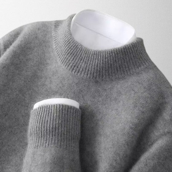Green unisex relaxed fit crew neck pullover, a soft and comfy layering piece for everyday wear.