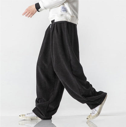Comfortable unisex relaxed fit sweatpants, versatile bottom wear for everyday style.