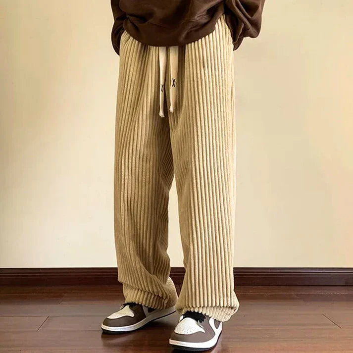 Comfortable unisex drawstring sweatpants with a relaxed, loose fit. Perfect for casual wear, activewear, or cozy loungewear.