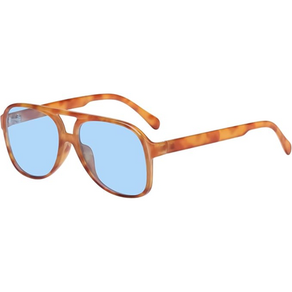 Classic vintage 70s aviator sunglasses, perfect for unisex fashion. Features UV400 lenses.