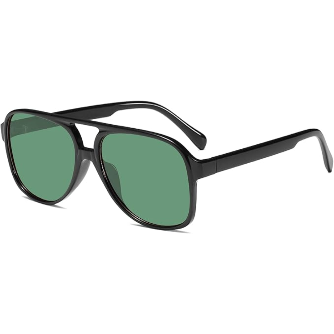 Retro 70s aviator sunglasses, a must-have oversized eyewear accessory offering UV400 protection.