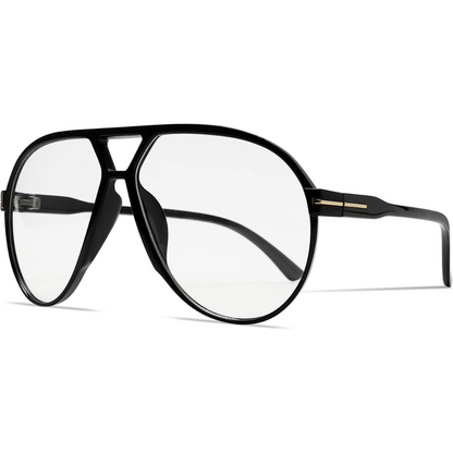 Essential fashion accessory: unisex retro oversized aviator sunglasses for a vintage touch.