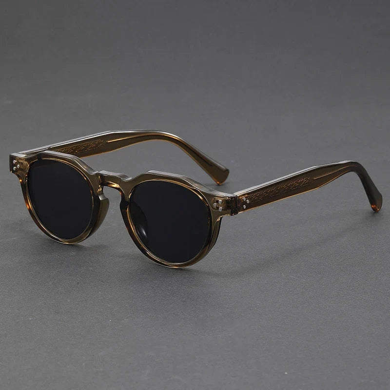 Durable retro polarized sunglasses for men & women, providing 100% UV protection against sun glare.