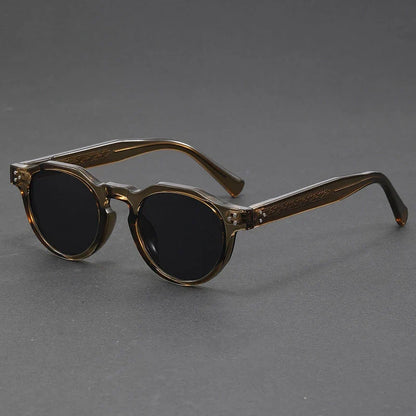 Durable retro polarized sunglasses for men & women, providing 100% UV protection against sun glare.