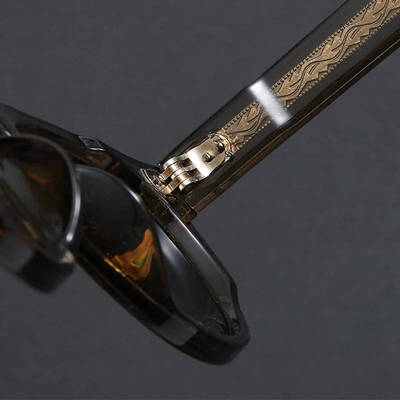 Premium retro polarized sunglasses, offering full UV eye protection and a timeless unisex vintage look.