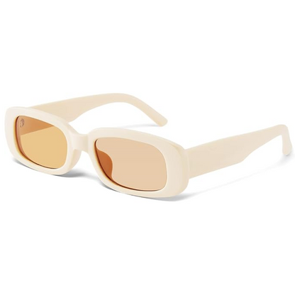 Make a statement with these unisex Y2K retro rectangular sunglasses, a cool vintage fashion eyewear accessory.