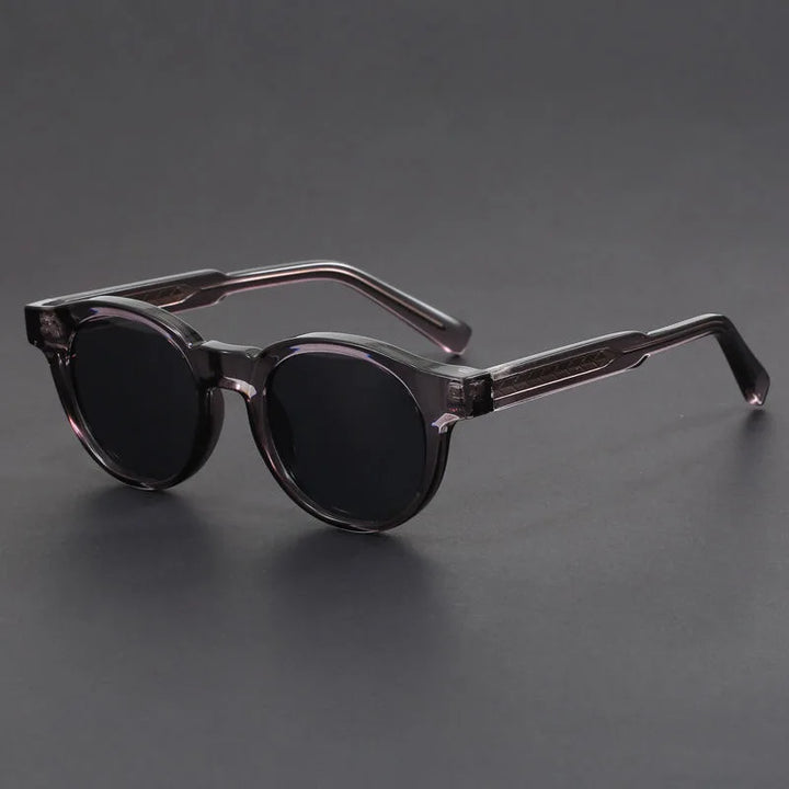 Summer-ready retro round sunglasses. Unisex UV protection eyewear for a cool, classic look.