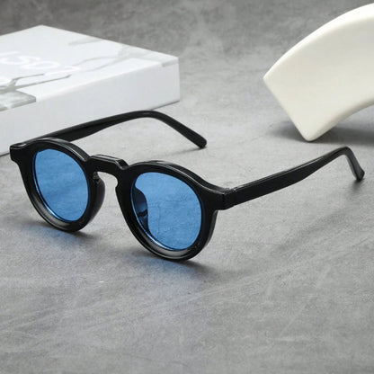 Essential unisex retro round sunglasses for sun protection, perfect fashion accessory.