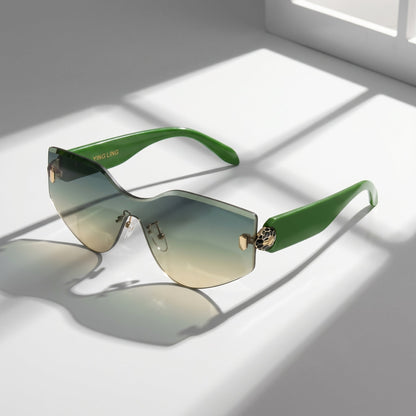 Versatile retro square-frame sunglasses, suitable for all. UV400 protected fashionable eyewear.