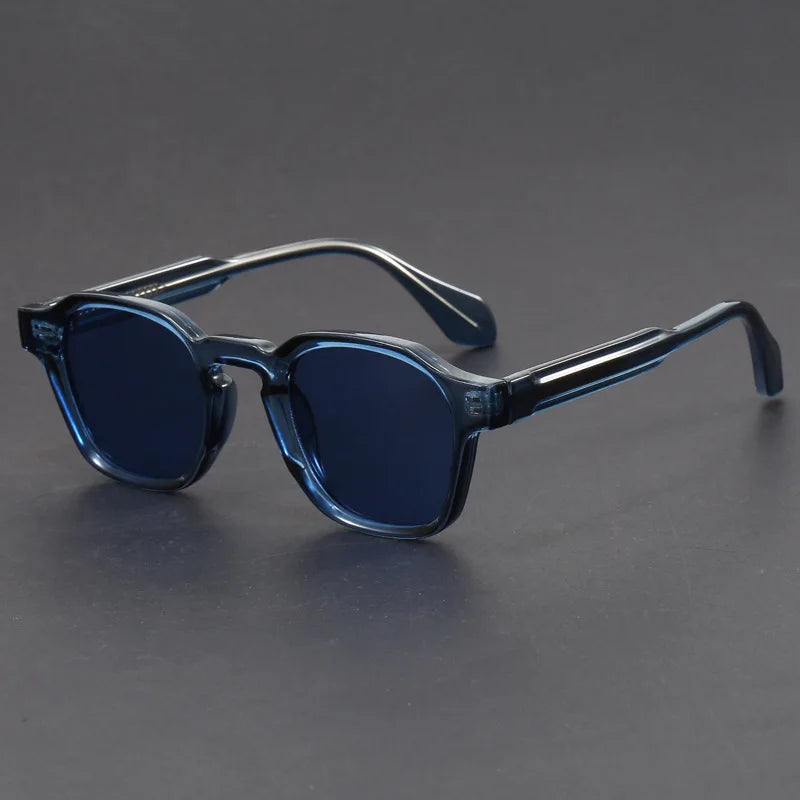 Authentic retro square sunglasses for a true vintage eyewear classic style, unisex and timeless appeal.