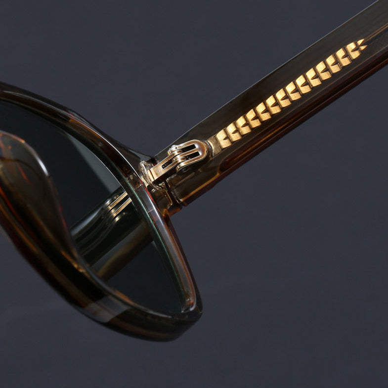 Bold red unisex retro square sunglasses, unique vintage eyewear for a vibrant classic style statement.