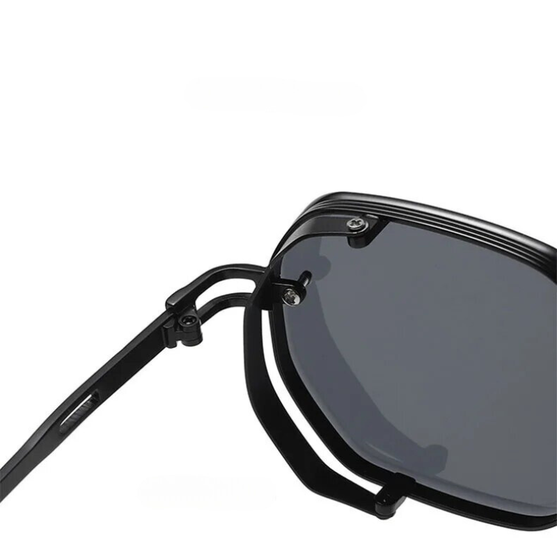 High-quality steampunk sunglasses, featuring excellent UV protection, perfect for outdoor adventures & retro style.