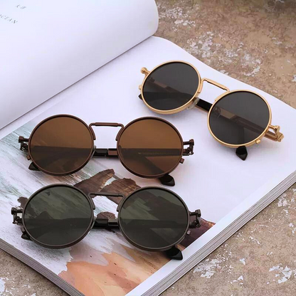 Unisex Retro Vintero Shades. Stylish vintage sunglasses offering premium UV protection for eye care.