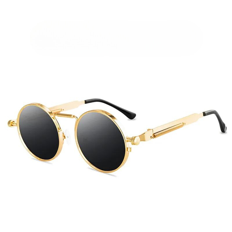 Brown vintage style Vintero shades. Unisex retro sunglasses perfect for fashion and UV eye protection.