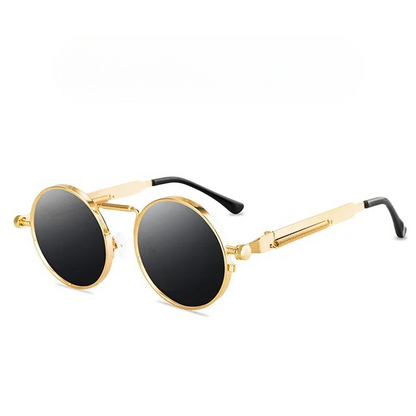 Brown vintage style Vintero shades. Unisex retro sunglasses perfect for fashion and UV eye protection.