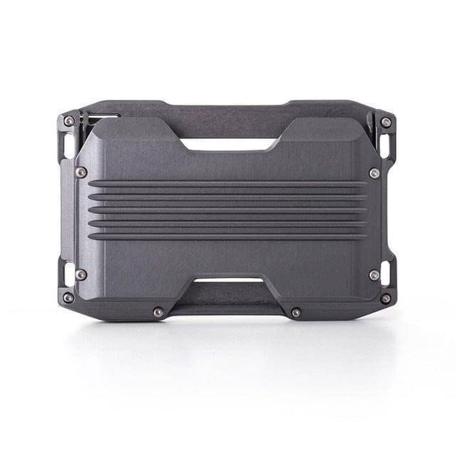 Modern RFID blocking aluminum wallet for credit cards, debit cards, and ID