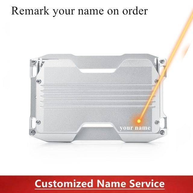 Premium quality metal RFID wallet, slim and sturdy, a practical gift accessory