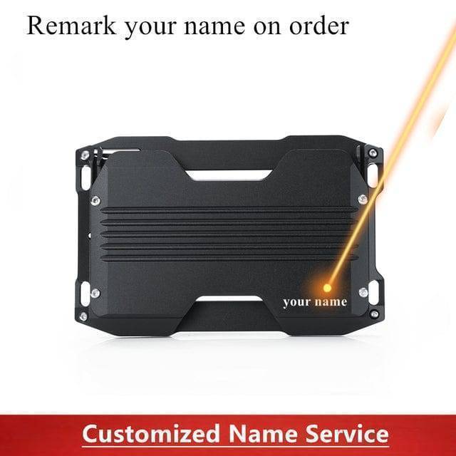 Unisex metal card holder wallet, RFID protection against electronic pickpocketing