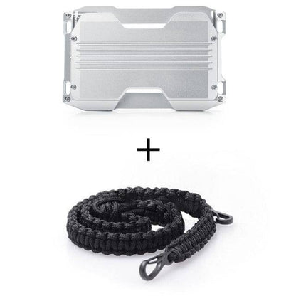 Stylish aluminum RFID blocking card holder, minimalist design with maximum security