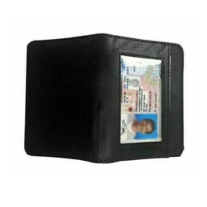 Secure leather zip-around RFID wallet. Slim unisex card holder for data protection, credit cards & IDs. Anti-theft.