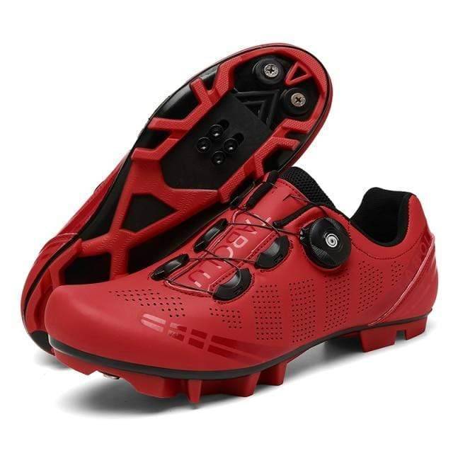 Black unisex performance cycling shoes with SPD SL cleats, suitable for road biking, lace lock