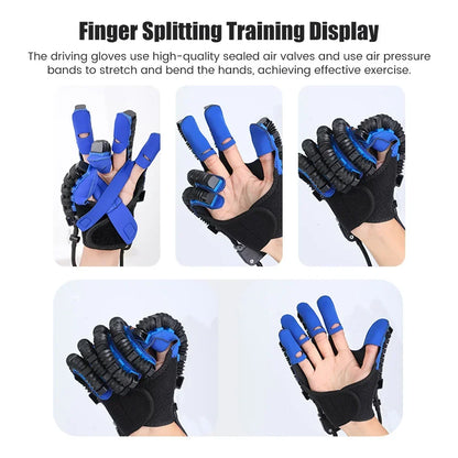 Medical device: Robot rehabilitation glove for stroke recovery, finger dexterity & motor skills training. Recovery aid.