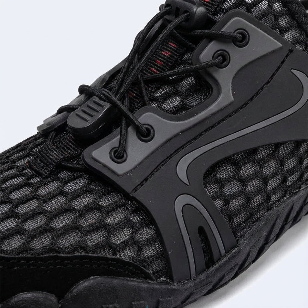 Rodney athletic non-slip water shoes. Comfortable outdoor footwear perfect for hiking & adventure on wet terrain.