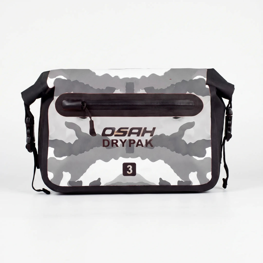 Durable, weather-resistant roll-top waist bag, an essential outdoor gear fanny pack for all genders.