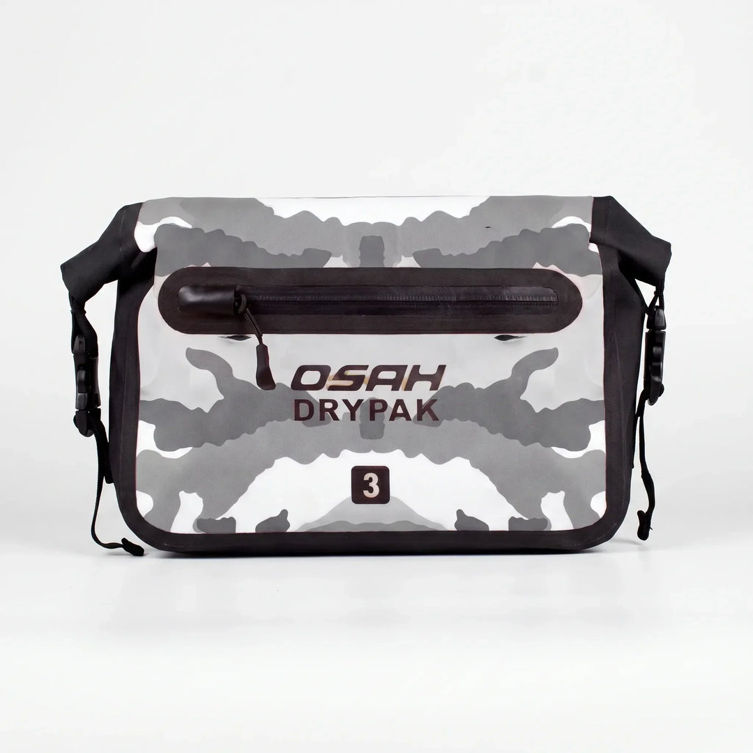 Stay dry with this waterproof roll-top waist bag, a versatile fanny pack for beach days or watersports.