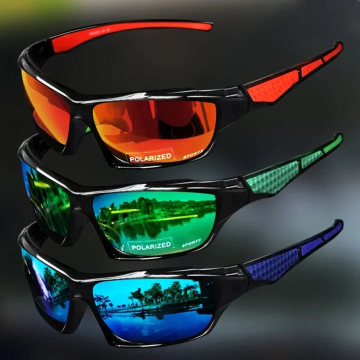 Stylish unisex round polarized sunglasses, UV400 protection, perfect for summer and outdoor activities.