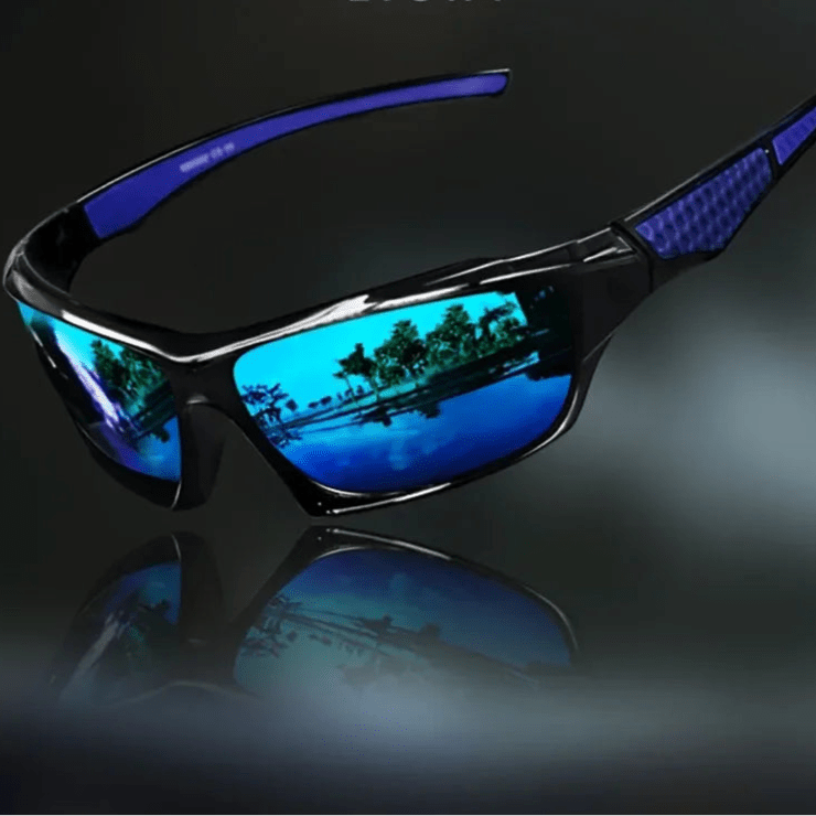 Fashionable unisex round polarized sunglasses with anti-glare lenses and UV400 protection for all.