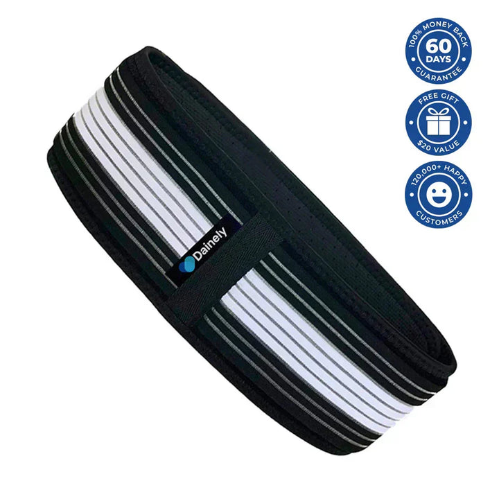Unisex sciatica & lower back pain relief belt for daily SI joint support and posture.