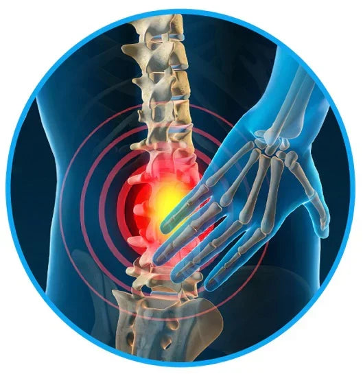 Targeted relief belt for sciatica, hip, and SI joint pain, durable & adjustable.