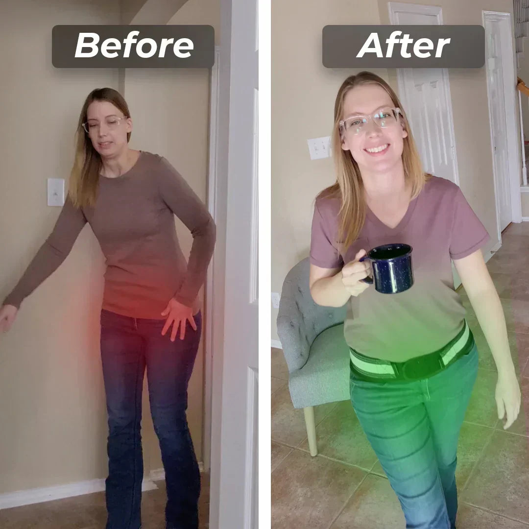 Relieve hip & SI joint pain with this adjustable lower back support belt for daily use.