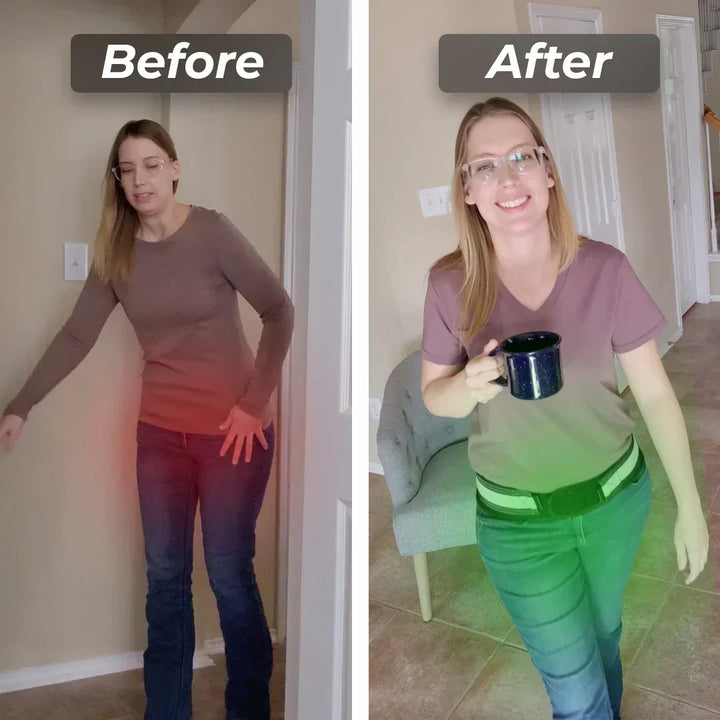 Relieve hip & SI joint pain with this adjustable lower back support belt for daily use.