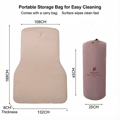 Easy-to-use self-inflating air mattress for SUV, lightweight and portable for camping comfort