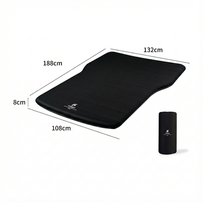 Premium self-inflating air mattress for SUV, essential travel gear for comfortable road trips