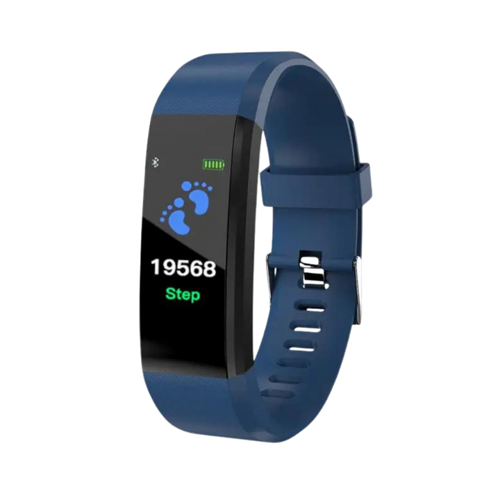 Wearable digital watch for seniors, a smart health monitor with blood pressure & HR.