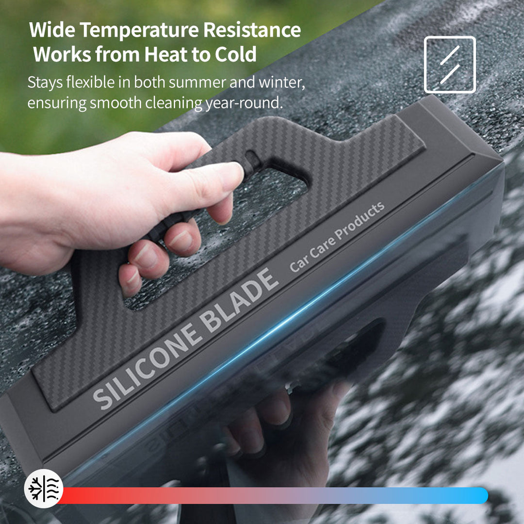Unisex silicone squeegee wiper, designed for superior car window cleaning and auto care.