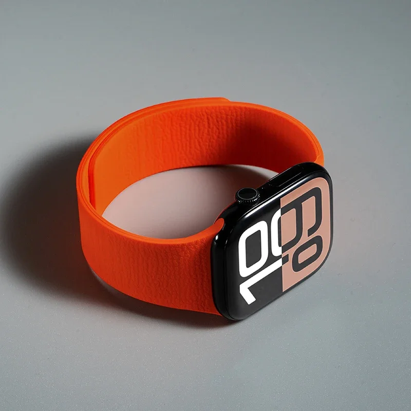 Enhance your smartwatch with a durable, comfortable unisex silicone wristband.