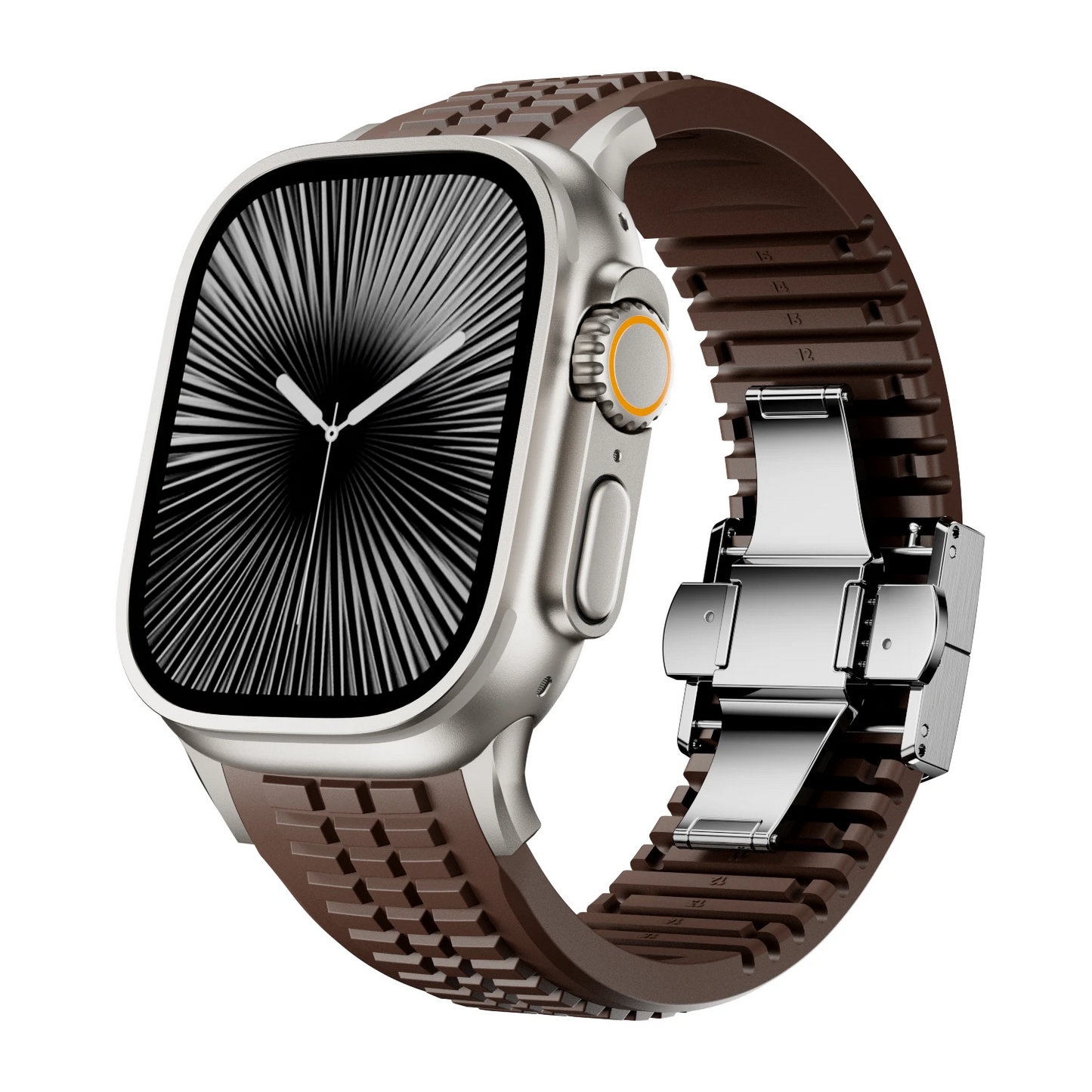 Comfortable quick-release silicone smartwatch band, perfect replacement.